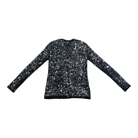 Marc Jacobs Collection VTG Y2K Cashmere Blend Sequin Cardigan XS - Picture 2 of 5